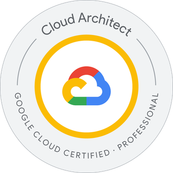 Google Cloud Professional Cloud Architect badge